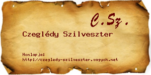 Czeglédy Szilveszter névjegykártya